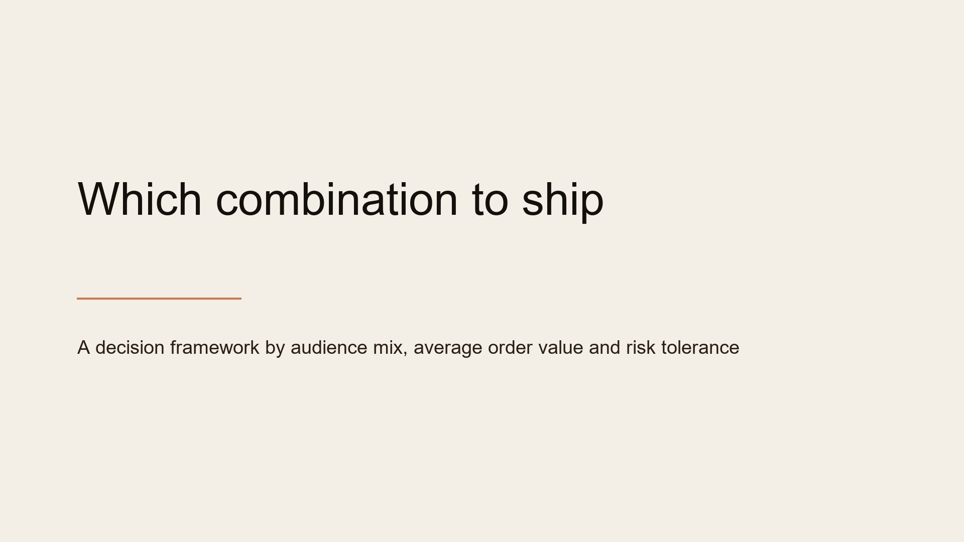 Decision framework for picking German payment methods on a Shopify store.