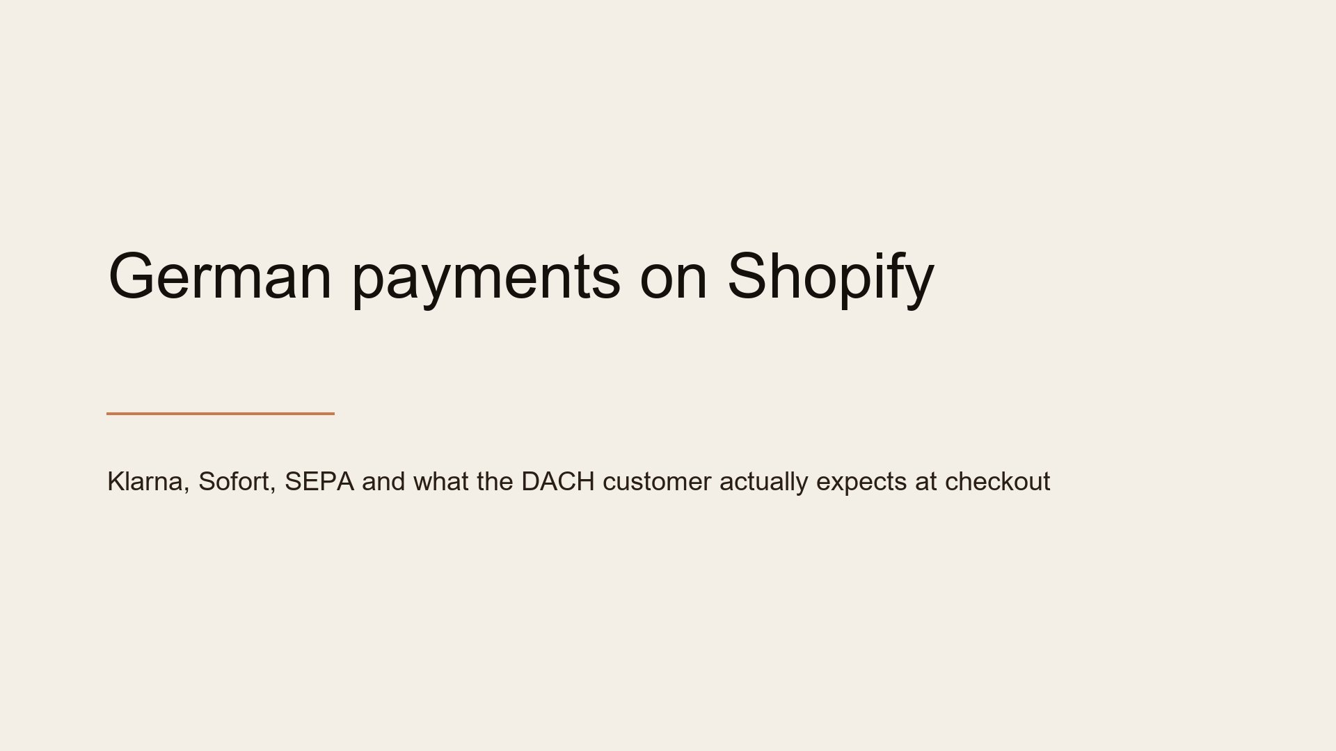 Cover image for Klarna vs Sofort vs SEPA on Shopify: Picking German Payment Methods in 2026