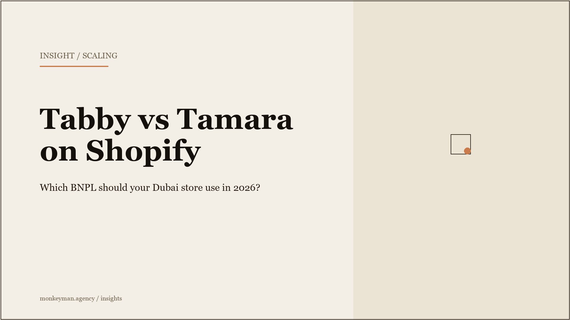 Cover image for Tabby vs Tamara on Shopify: Which BNPL Should Your Dubai Store Use in 2026?