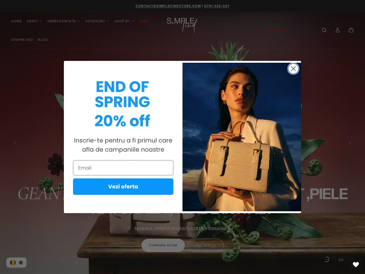Simple Find Shopify storefront homepage